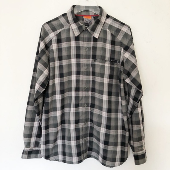Merrell Other - Merrell Opti-Wick UPF 30+ Plaid Travel Shirt (M)